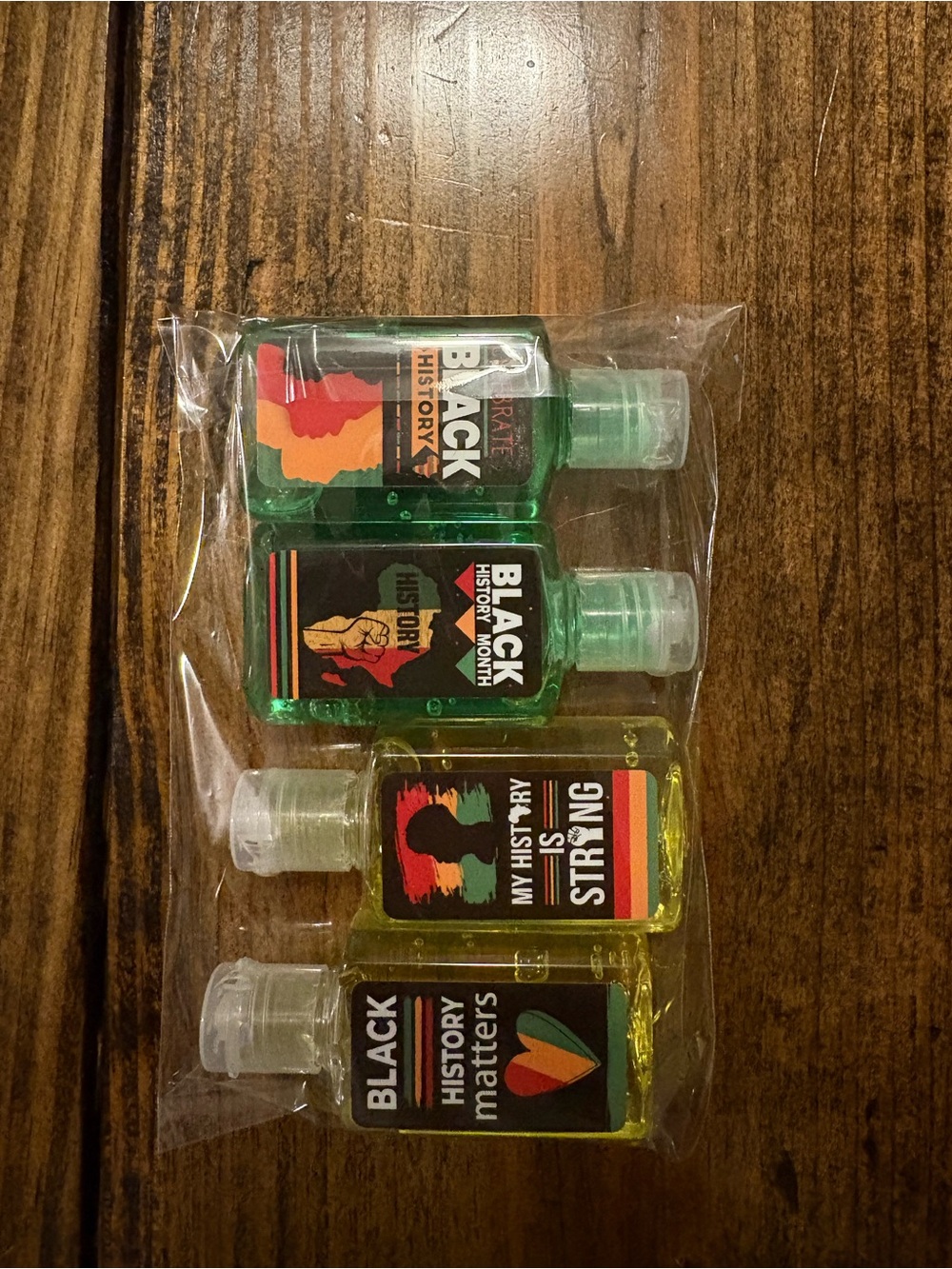 Black History Themed Hand Sanitizer